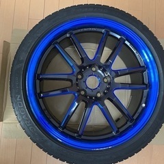 【中古ジャンク扱い】RAYS GRAM LIGHTS 57ULTIMATE 18×8.5j ＋52、PIRELLI DRAGON SPORT 235/40　４本セットの画像