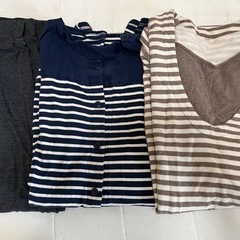 【★0円譲ります★】マタニティ　ゆったり　部屋着に！パジャマ　アウター　無印・ユニクロ・ジーユーなどの画像