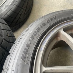 16インチホイール　R1R  work cr kai 7j タイヤセット！