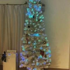 キャンセルの為再出品　クリスマスツリー　ファイバーツリー２１０㎝の画像
