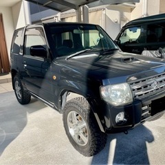 平成21年パジェロミニ　黒　リフトアップ　MT車