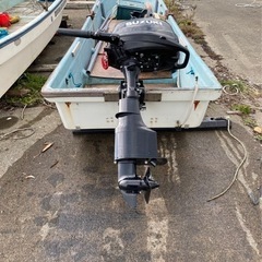 和船　船外機付きの画像