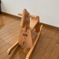 【ほぼ新品】ニチガンオリジナル　木馬の画像