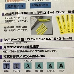 新品　カシオ　ネームランドの画像