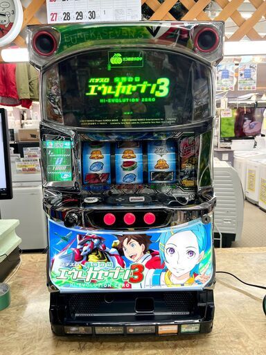 ♪訳あり　交響詩篇エウレカセブン　HI-EVO ZERO　コイン不要機付♪ パチスロ交響詩篇エウレカセブン3 HI-EVOLUTION ZERO スロット実機