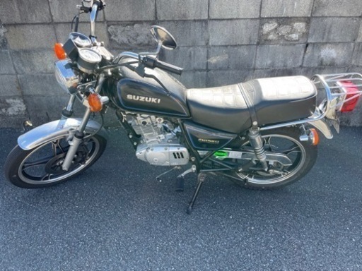 【稼働品】suzuki gn125h 125cc 小型二輪　自賠責保険5年付き