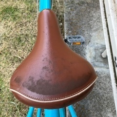 【中古】自転車22インチ水色の画像