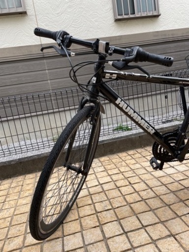 【お譲り先決定】クロスバイク　HUMMERハマー　ブラック