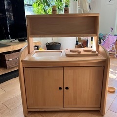 木製　キッチン　の画像