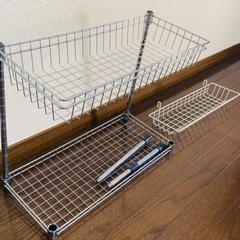 ○無料　ラック2個とシャワーフックかけとIKEA靴べら