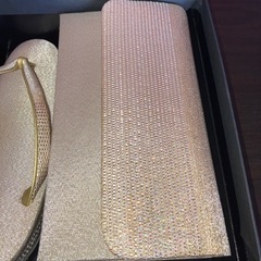 鈴乃屋の草履たバックのセット。中古品。の画像