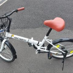 折りたたみ自転車　20インチ　美品の画像