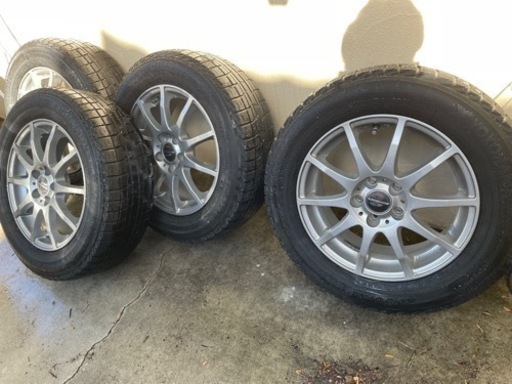 【取引終了しました】アルミホイール　15×6J 5穴　PCD100