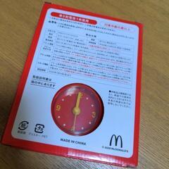 ポテト型　置き時計　未使用の画像