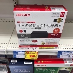 BUFFALO 2TB 番:HD-EDS2U3-BE