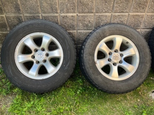 ランクルプラド純正ホイール&ブリヂストンスタッドレス4本中古品