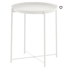 IKEA テーブル ホワイト GLADOM グラドム