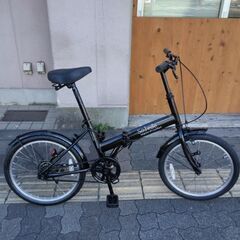 Solede[ソリーダ]20吋 折り畳み自転車 シングル/ブラック