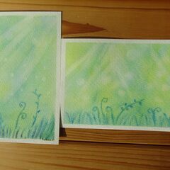 Atelierゆるりと色のこなのパステル画ワークショップ in ウェルカフェの画像