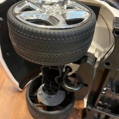 ほぼ未使用★乗用玩具 手押し 2WAY ホワイト メルセデスベンツ GL63 の画像