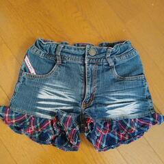 140cm　ショートパンツ　デニム　竹ノ塚駅