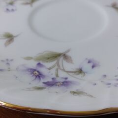 ソーサー３枚　HOYA CHINA　未使用　ケーキ皿としての画像
