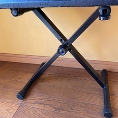 (お譲り先決まりました)ピアノ椅子　高さ調節3段階の画像