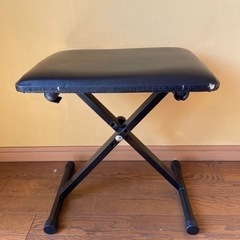 (お譲り先決まりました)ピアノ椅子　高さ調節3段階の画像