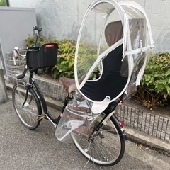 ※今月末まで値下げ‼︎※  子供乗せ自転車　　購入後1年未満　　の画像