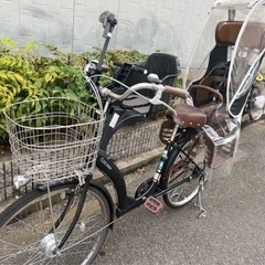 ※今月末まで値下げ‼︎※  子供乗せ自転車　　購入後1年未満　　の画像