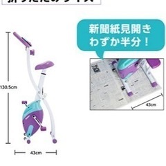 イグニオ　フィットネスバイクの画像