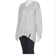 【受渡決定】オーバーサイズVネックセーター XL 大きいサイズ GU 緑 グリーンの画像