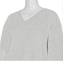 【受渡決定】オーバーサイズVネックセーター XL 大きいサイズ GU 緑 グリーンの画像