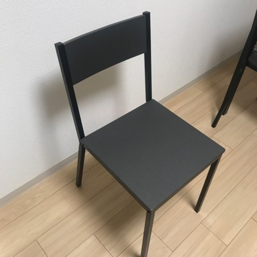 ダイニングチェア　黒イス　4脚セット　5000円