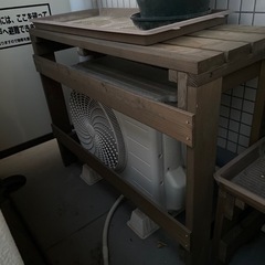 [プランター台]エアコン室外機上に植物が置けるの画像