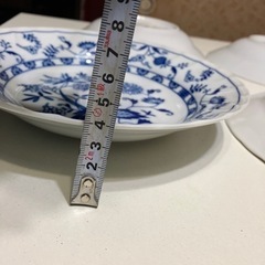 【ブルーオニオン柄のお皿セット】の画像