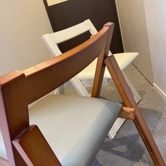 折り畳み椅子2脚セットの画像