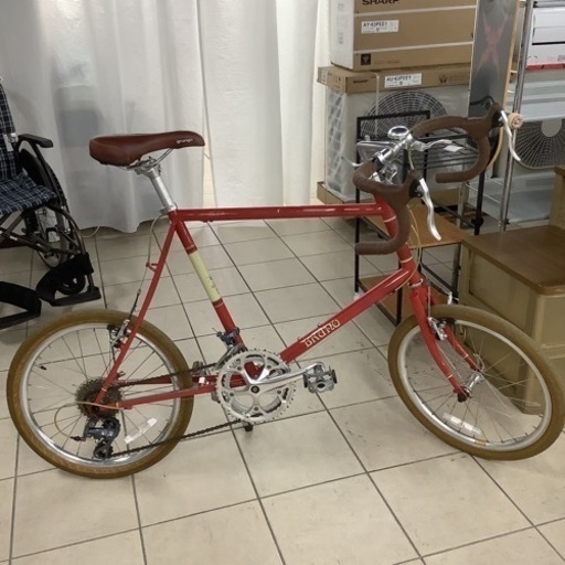 BRUNO ブルーノ　ミニベロ　クロスバイク　自転車　AY73  STEEL  20インチ　16段変速