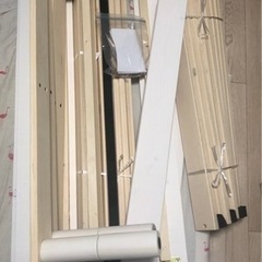 【お譲り先確定済】ベッドフレーム　シングル　解体済みの画像