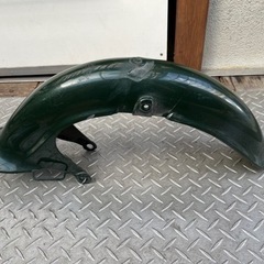 カブ　緑色　フロントフェンダーの画像