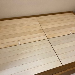 無印 MUJI 収納ベッド セミダブル オーク材
