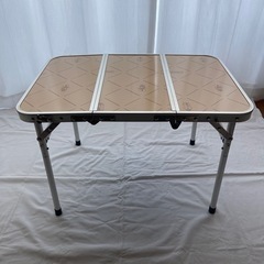  (美品) Coleman コンパクト三折テーブルST 
