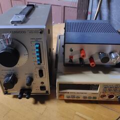 digital multimeter tr6845、kenwood ag-203、おまけの機材セット(ジャンク)の画像