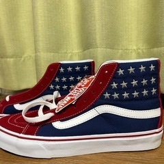 ◆商談中◆VANSスニーカー◆新品◆26㎝◆アメリカ柄◆の画像