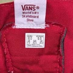 ◆商談中◆VANSスニーカー◆新品◆26㎝◆アメリカ柄◆の画像