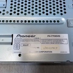 カロッツェリア　5.8V型チューナーメインユニット　FH-770DVDの画像