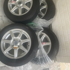 中古美品 タイヤ4本セット　175/65r14 SEIBERLING 社外アルミホイール