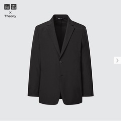 【美品】ユニクロ　セオリー　感動セットアップ 黒　ジャケットとパンツの画像
