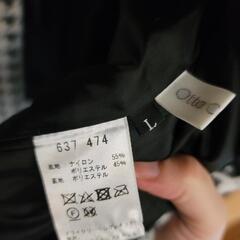 千鳥柄　コート　Ｌサイズの画像