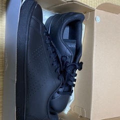 25.0cm アディダス　黒の画像